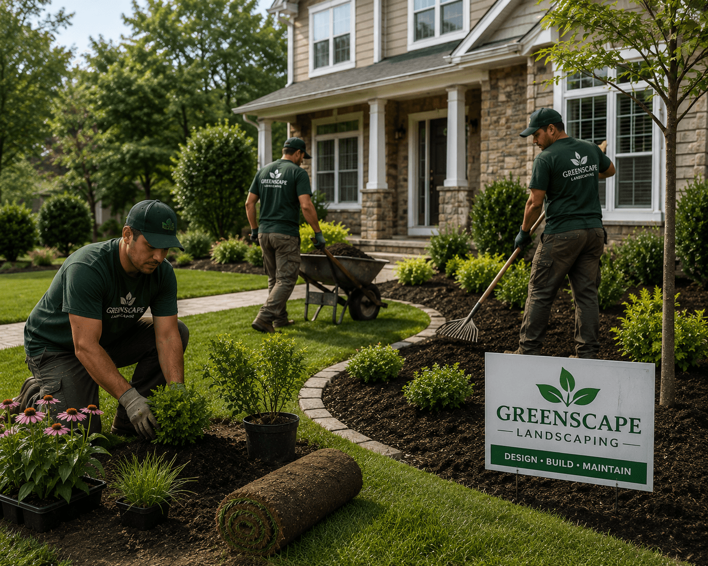 Landscaping contractor referral work
