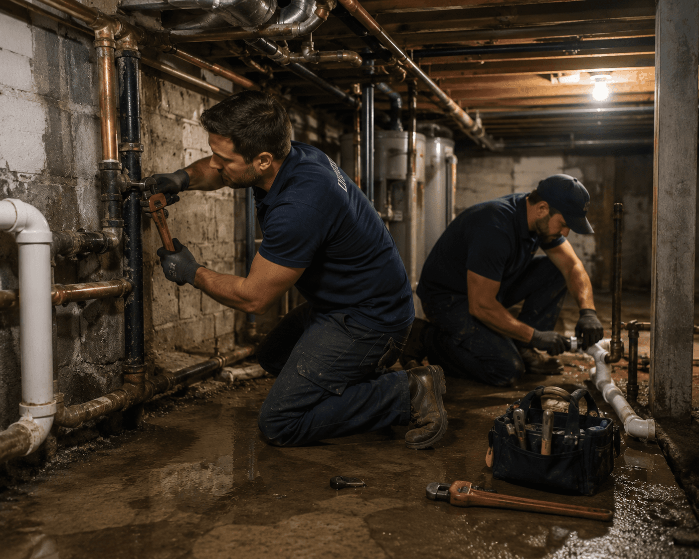 Plumbing contractor referral work