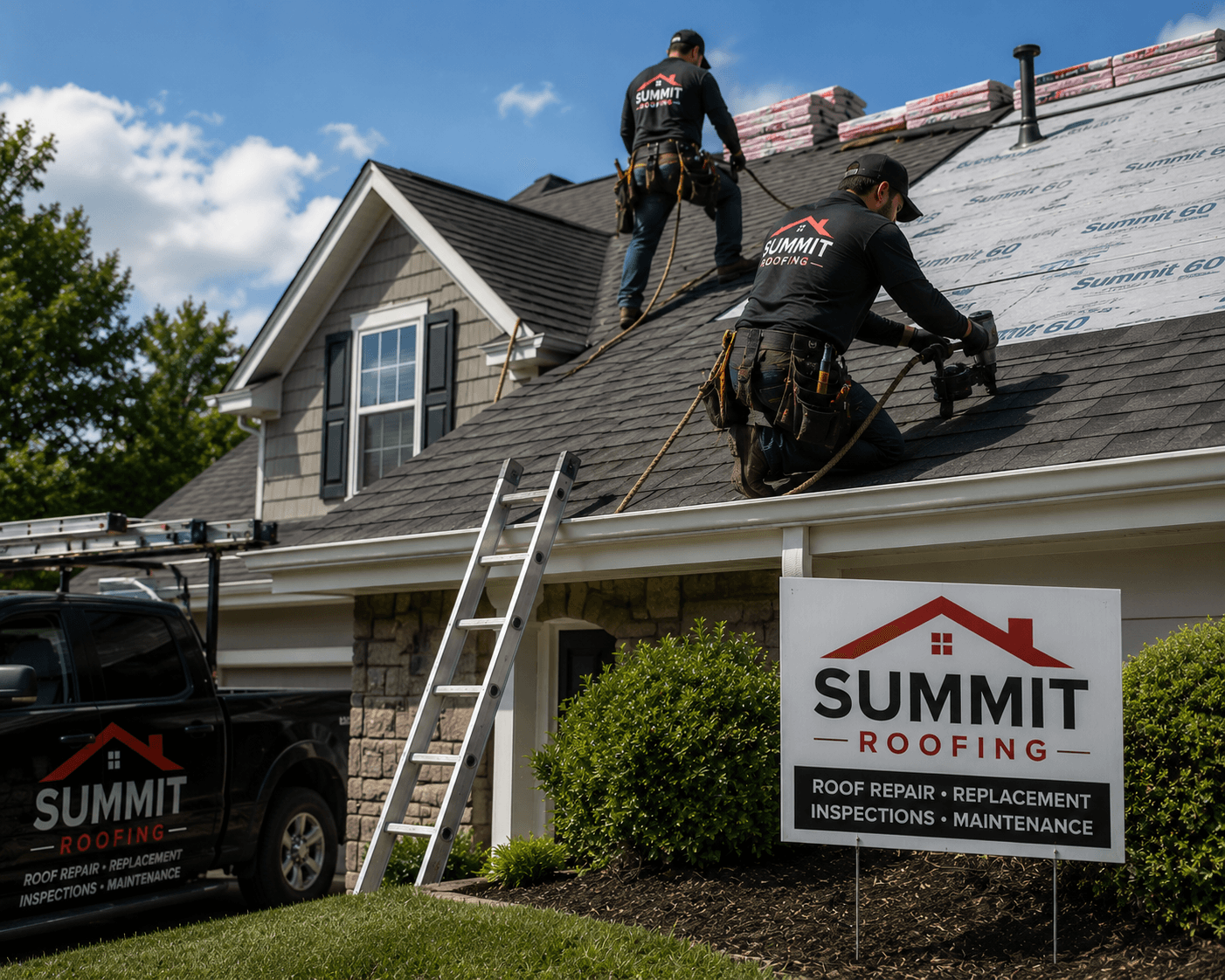 Roofing contractor referral work
